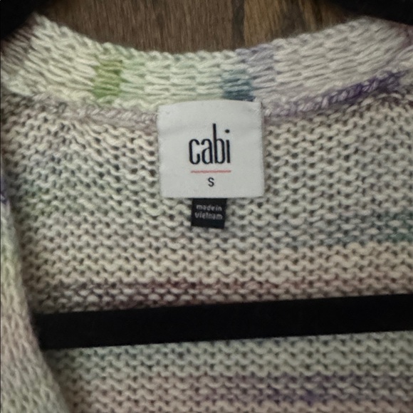 Cabi Multi-Colored Pastel Cardigan style #4277 size small excellent like new - Picture 4 of 5